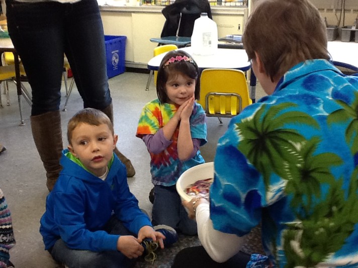 Ms Minor with Students