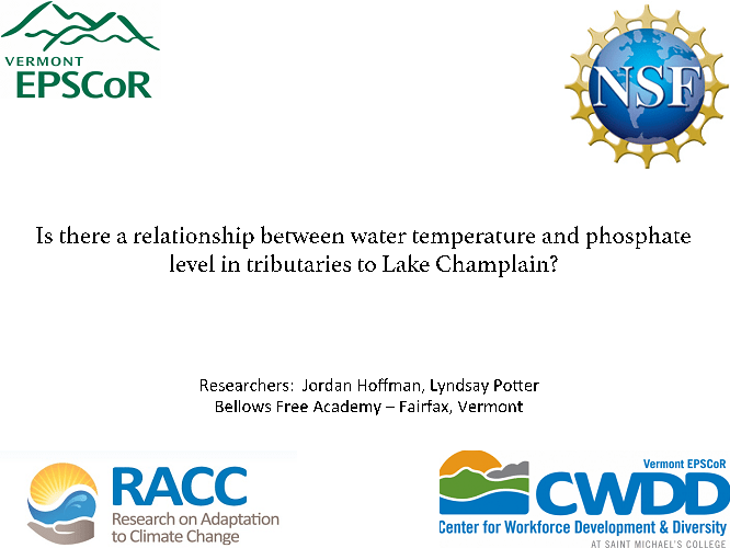 Opening slide of Jordan and Lyndsay’s presentation.