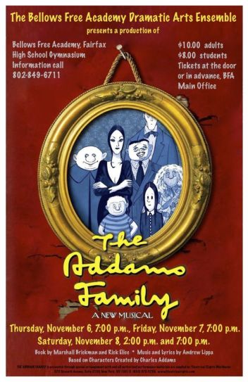 ADDAMS FAMILY POSTER