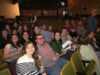 The most attentive audience yet!