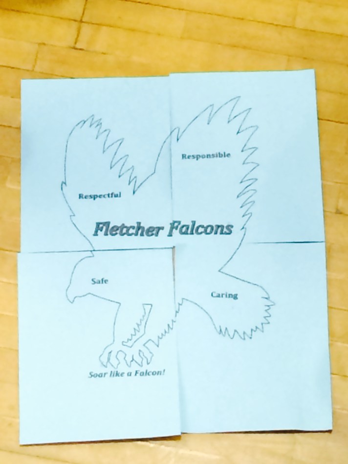 The falcon puzzle mentioned above.