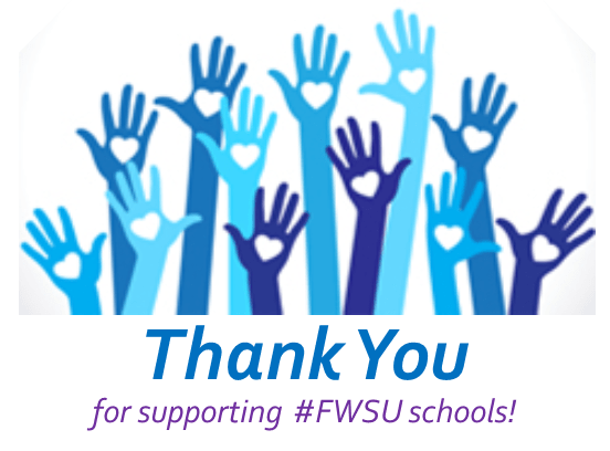 thank you for supporting our schools