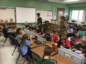 Voting in 4th grade.