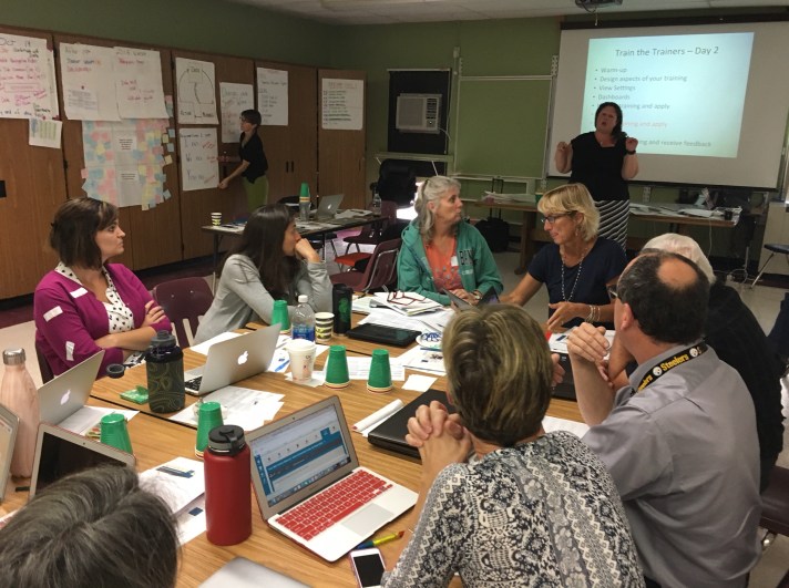 Educators collaborating at FWSU