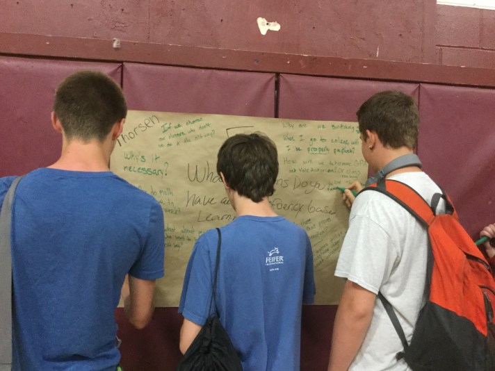 Students share feedback on proficiency-based learning.