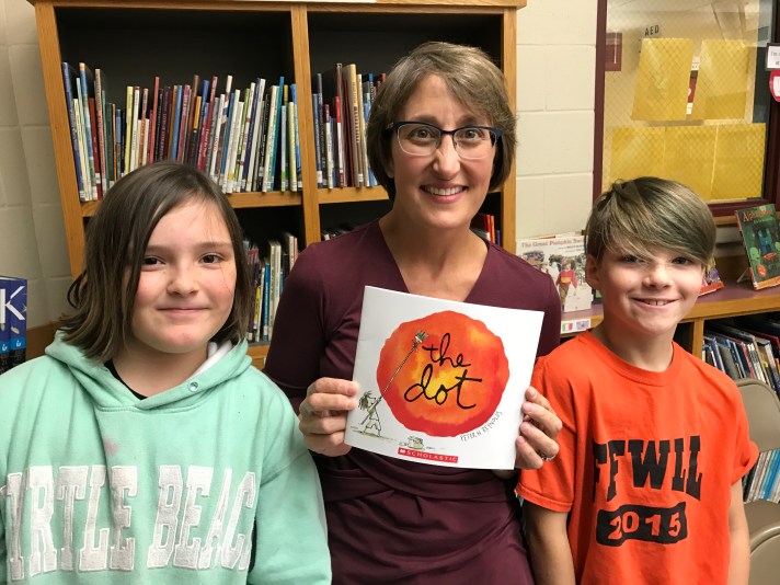 Students celebrate their uniqueness with International Dot Day!