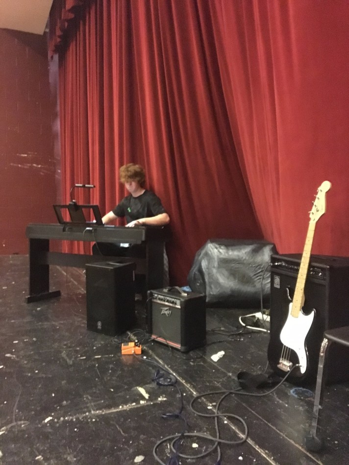 In addition to providing for the meal, students offered live entertainment!