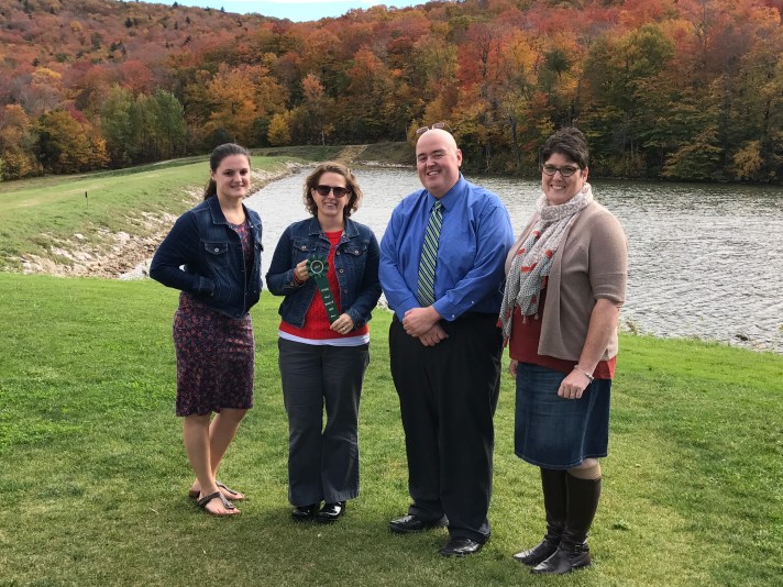 Fletcher PBIS Leadership Team (Left to Right): Sarah Tucker, Sandi Simmons, Principal Chris Dodge, Rebecca Cardone.