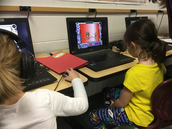 GEMS students are able to express their learning in the innovation lab.