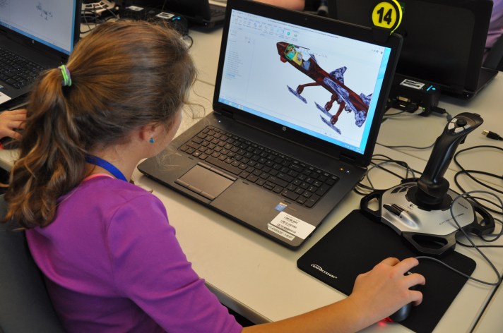 FES student at StarBase VT