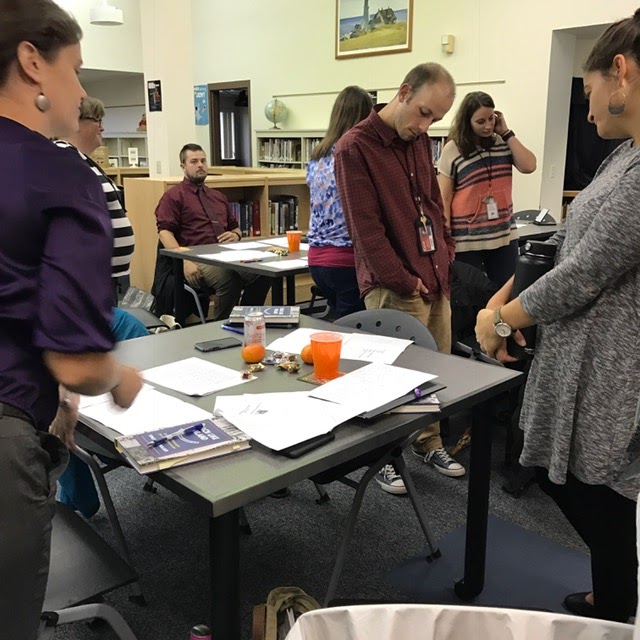 Teachers participate in Professional Practice Forum.