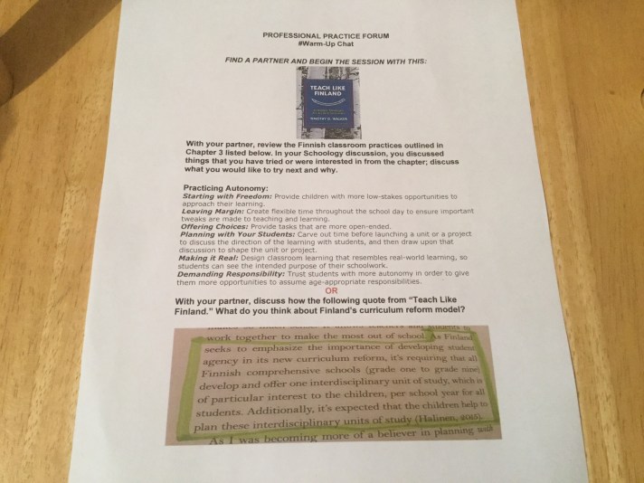 Teachers diving into the content.