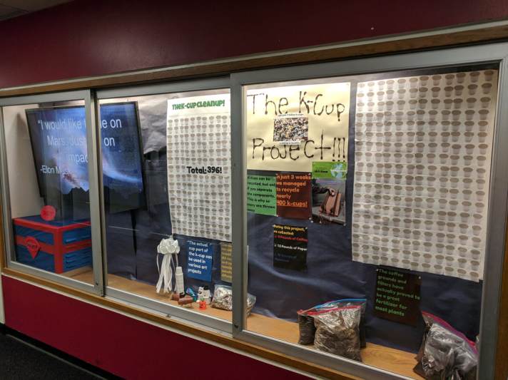 Our Exhibit in C-Building at GEMS.