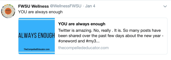 Remembering the power of self-care