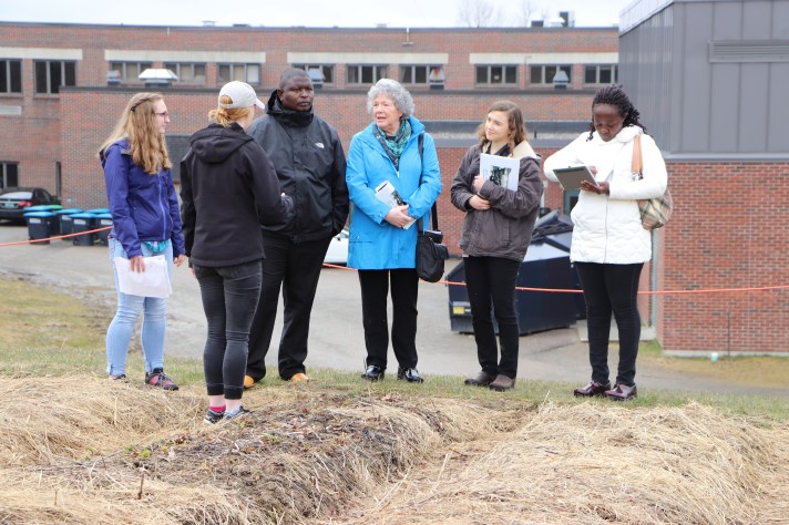 Partners from Kenya, with Dr. Mary Lynn Riggs of VCILP, tour the Fairfax School Farm