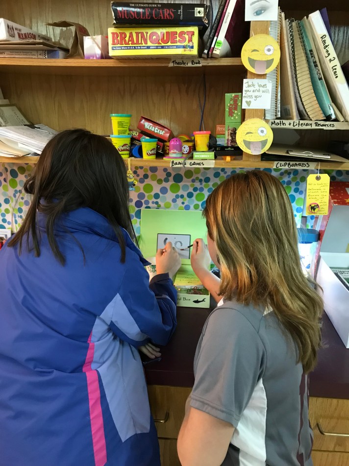 a buddha board provides sensory break