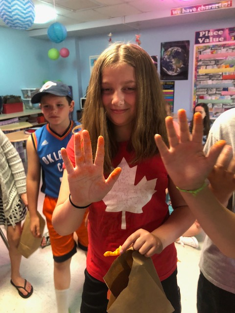 Students learned about 5 key concepts about the honey bee.