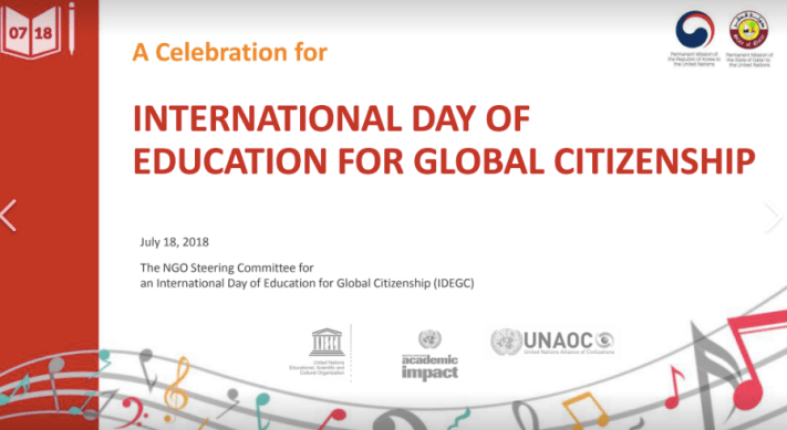International Day of Education for Global Citizenship