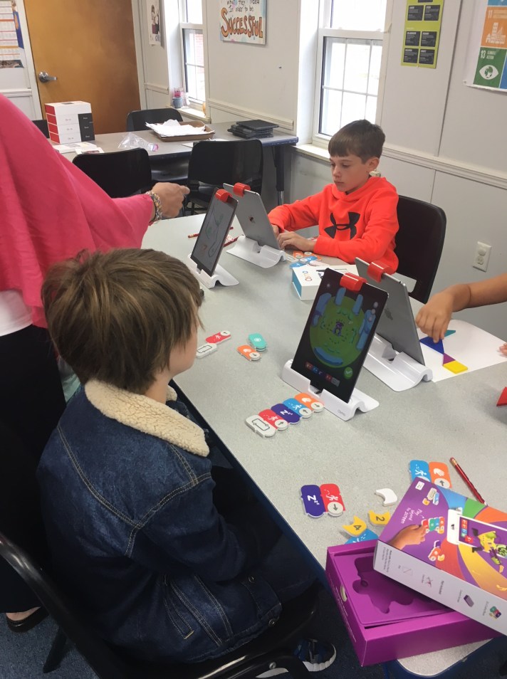 Students learn using helpful technologies