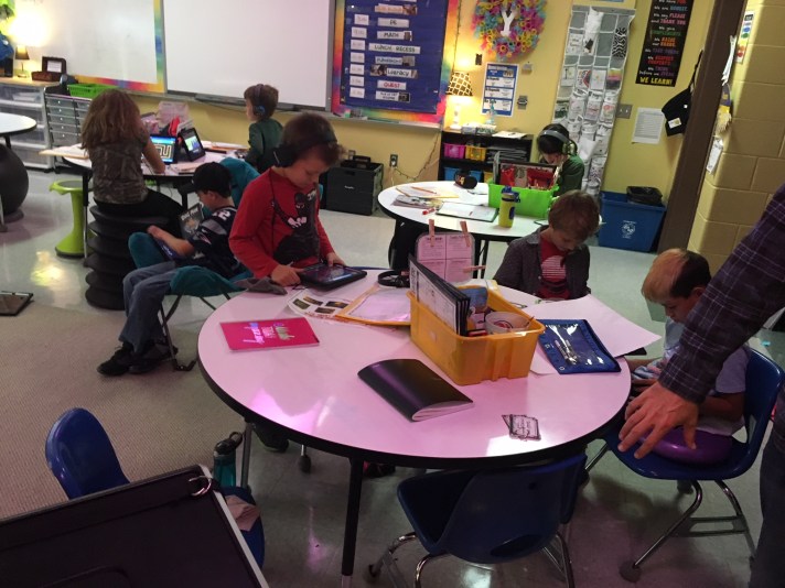 1:1 devices used by students for personalized learning