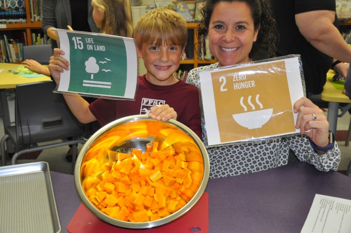 Harvesting squash for the SDGs!